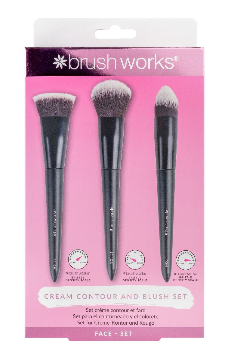 Set Brushworks de pensule pentru Contur Cremos & Blush