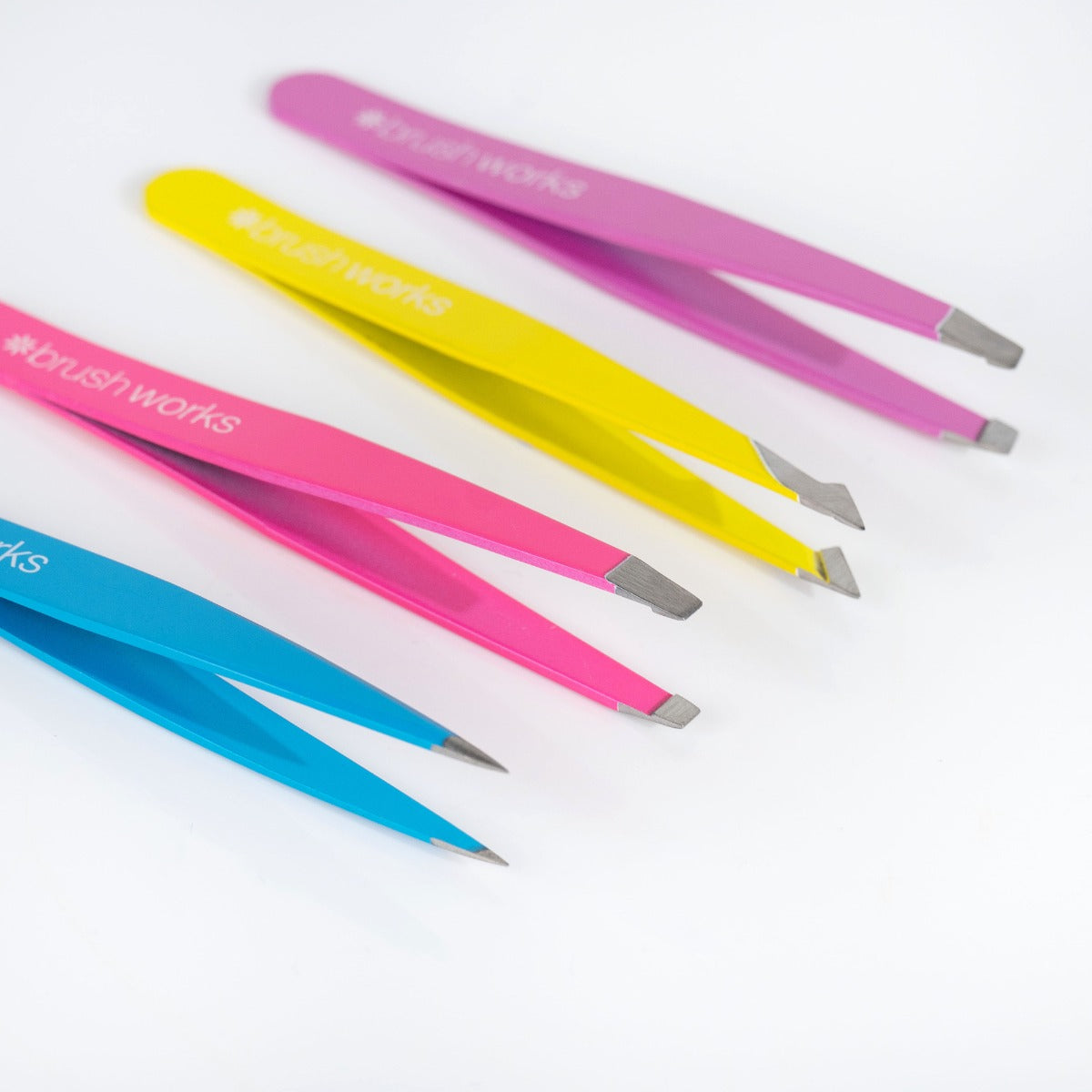Set Brushworks 4 tipuri de pensete Neon