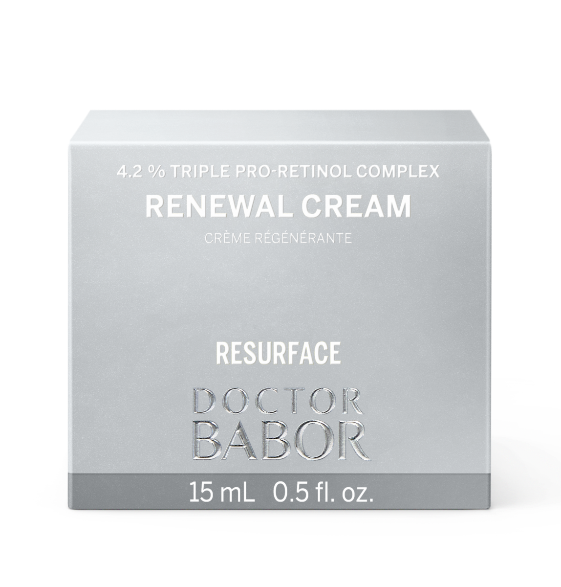 Crema de fata Doctor Babor Resurface Renewal Cream cu triplu pro-retinol antirid 15ml