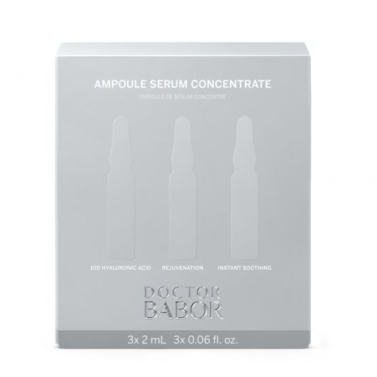 Set Fiole Doctor Babor Ampoule Serum Concentrate cu acid hialuronic, peptide si betaglucan 3x2ml
