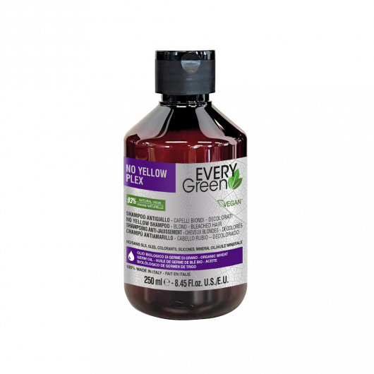Sampon Every Green No Yellow Plex pentru par blond, 250ml