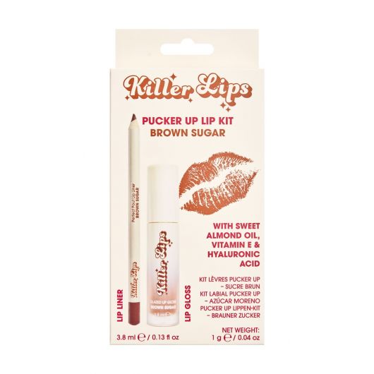 Set pentru machiajul buzelor Killer Lips Pucker Up Brown Sugar