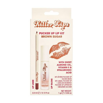 Set pentru machiajul buzelor Killer Lips Pucker Up Brown Sugar