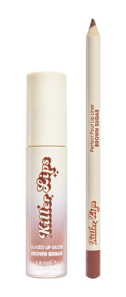 Set pentru machiajul buzelor Killer Lips Pucker Up Brown Sugar
