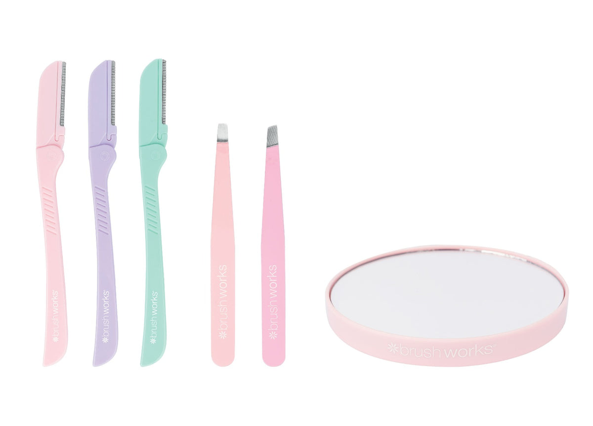 Set Brushworks pentru stilizarea sprancenelor