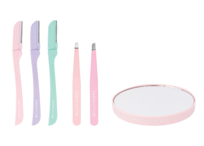 Set Brushworks pentru stilizarea sprancenelor