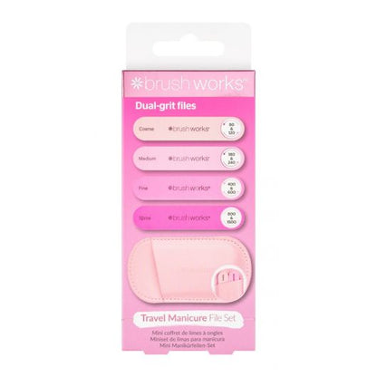Set pile pentru manichiura Brushwroks, pentru calatorii