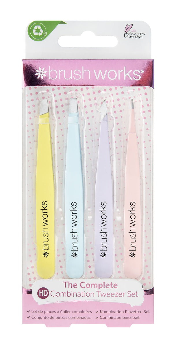 Set Brushworks 4 tipuri de pensete Mix