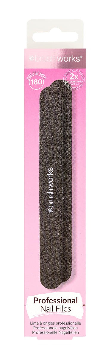 Pila profesionala Brushworks pentru unghii 2 buc