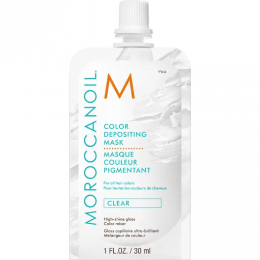 Masca de par nuantatoare Moroccanoil Clear 30ml