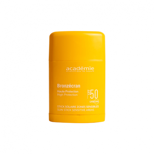 Stick Academie Bronzecran Stick Solaire Zones Sensibles, pentru protectie solara, SPF50, 10ml