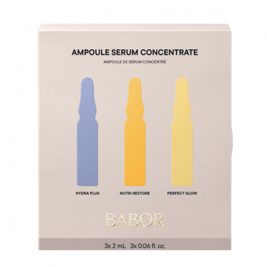 Set Fiole Doctor Babor Ampoule Serum Concentrate Hydra plus, Nutri Restore si Perfect Glow 3x2ml
