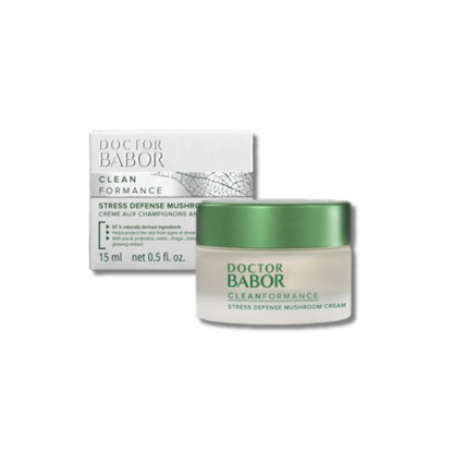 Crema de fata Doctor Babor Cleanformance Stress Defense Mushroom cu efect revitalizant, 15ml