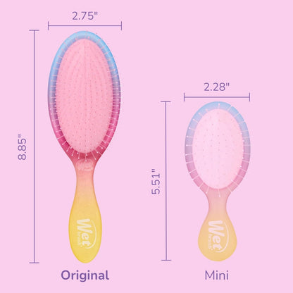 Perie de par Wet Brush Original Electric Sky pentru descurcare Roz