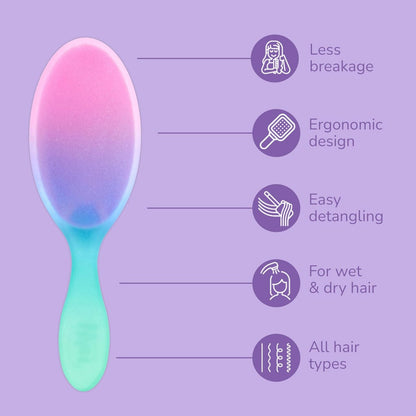 Perie de par Wet Brush Original Electric Sky pentru descurcare Mov