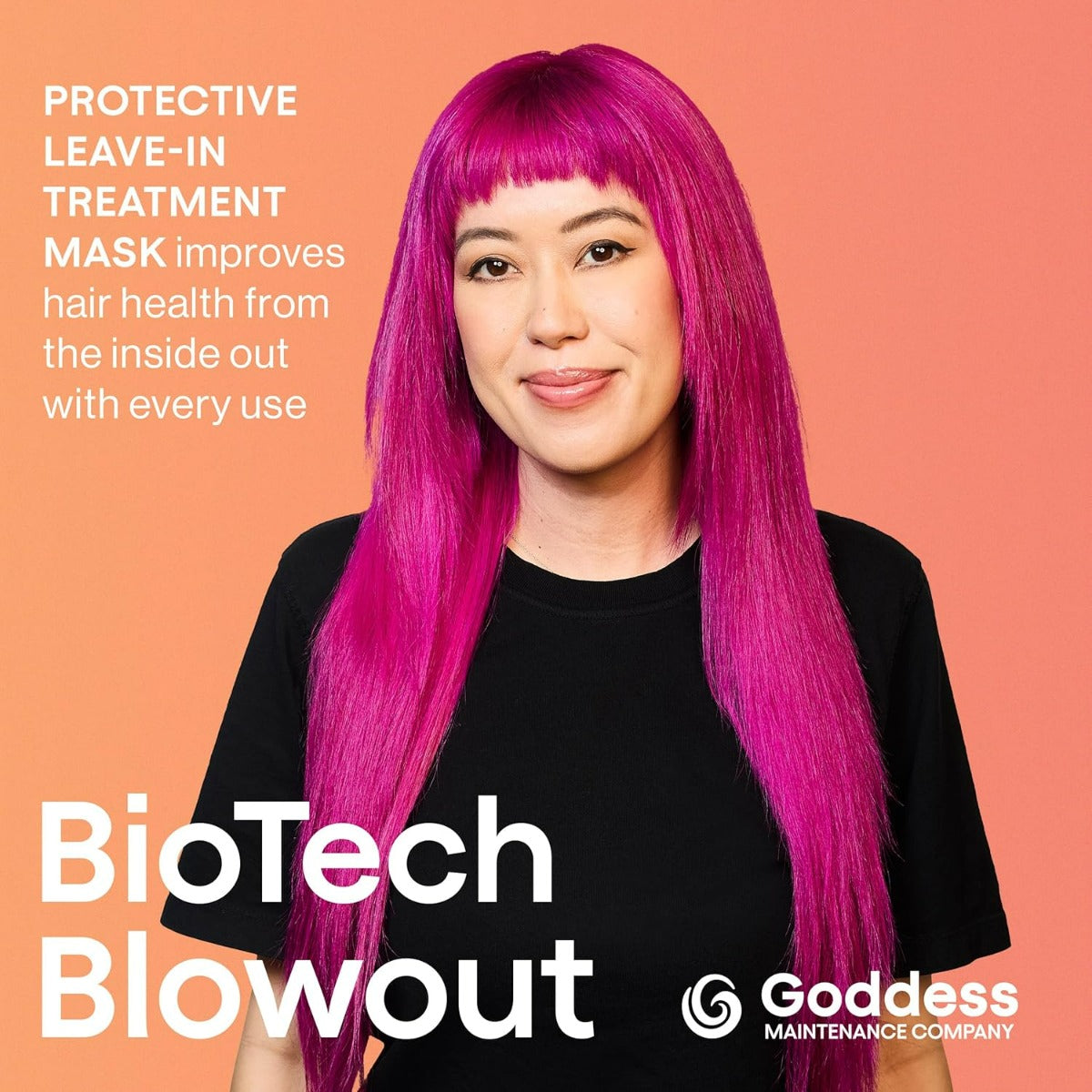 Masca tratament de par Biotech Goddess Leave-in, cu efect reparator, 50ml