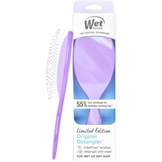 Perie de par Wet Brush Original Prisma Glow pentru descurcare Mov