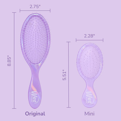 Perie de par Wet Brush Original Prisma Glow pentru descurcare Mov