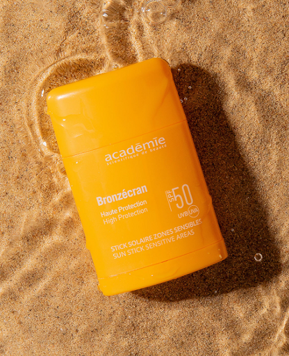 Stick Academie Bronzecran Stick Solaire Zones Sensibles, pentru protectie solara, SPF50, 10ml