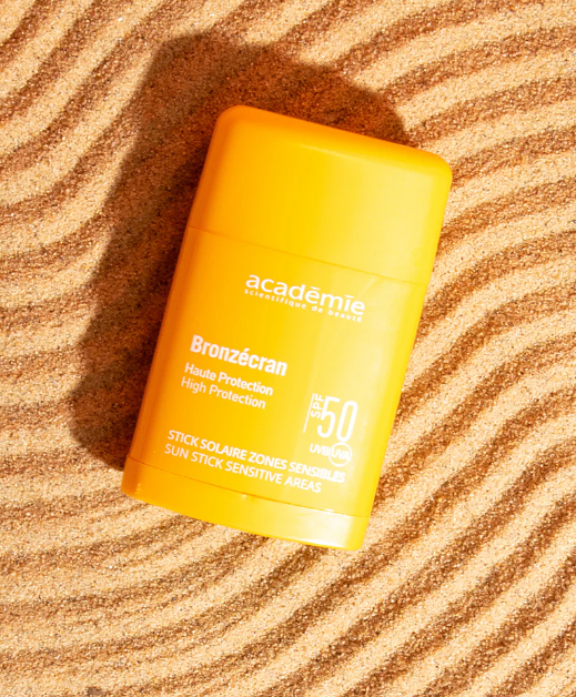 Stick Academie Bronzecran Stick Solaire Zones Sensibles, pentru protectie solara, SPF50, 10ml