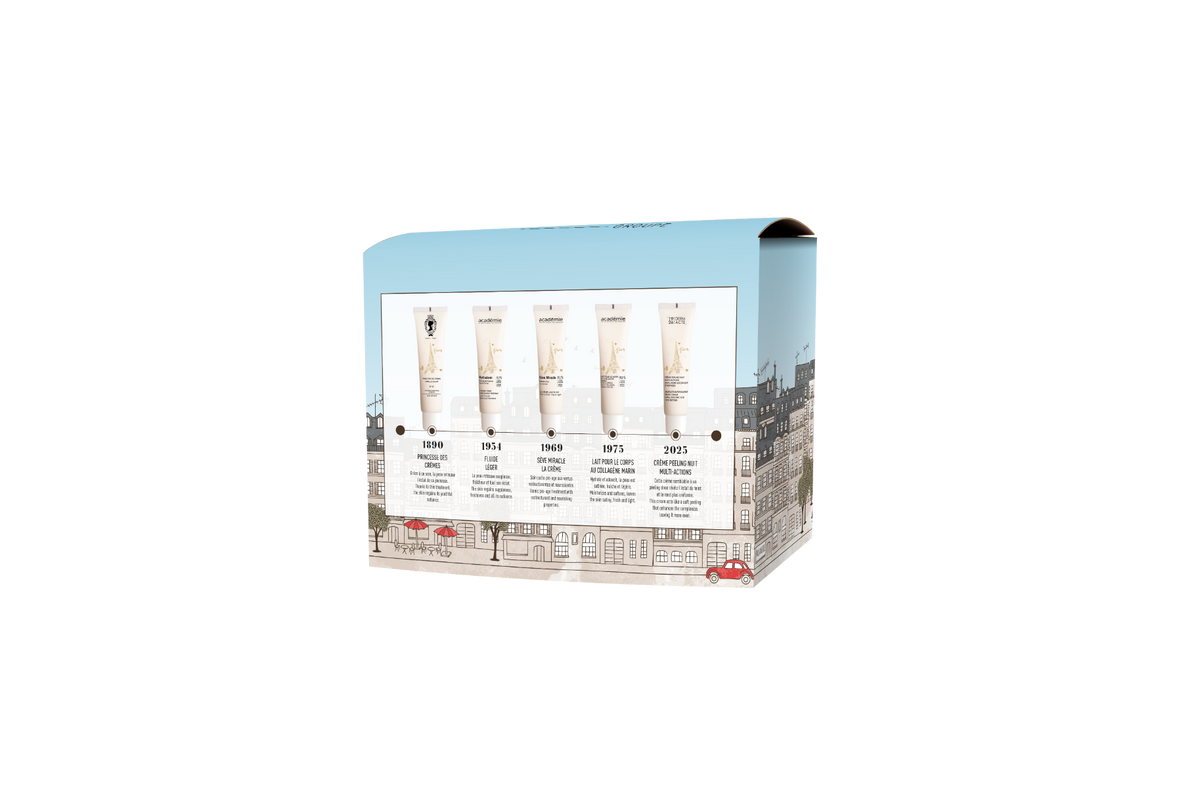 Set de fata Academie Coffret 135 Ans, pentru hidratare si fermitate, 5x30ml