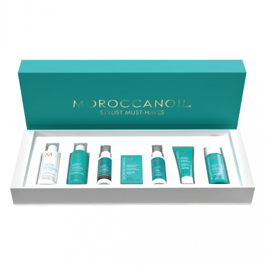 Set Moroccanoil Stylist Must-Haves pentru par vopsit 15ml+3x20ml+26ml+2x70ml