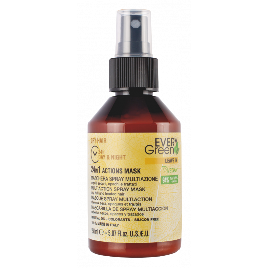 Masca Spray de par Every Green Nourishing 24 in 1,  pentru par uscat, 150ml